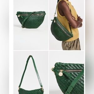 Clare V. Grand Fanny in Green.  NWT.